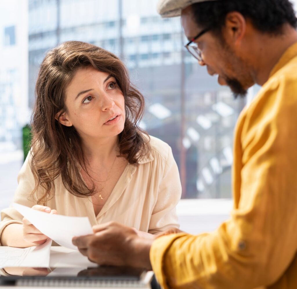 woman constesting a will